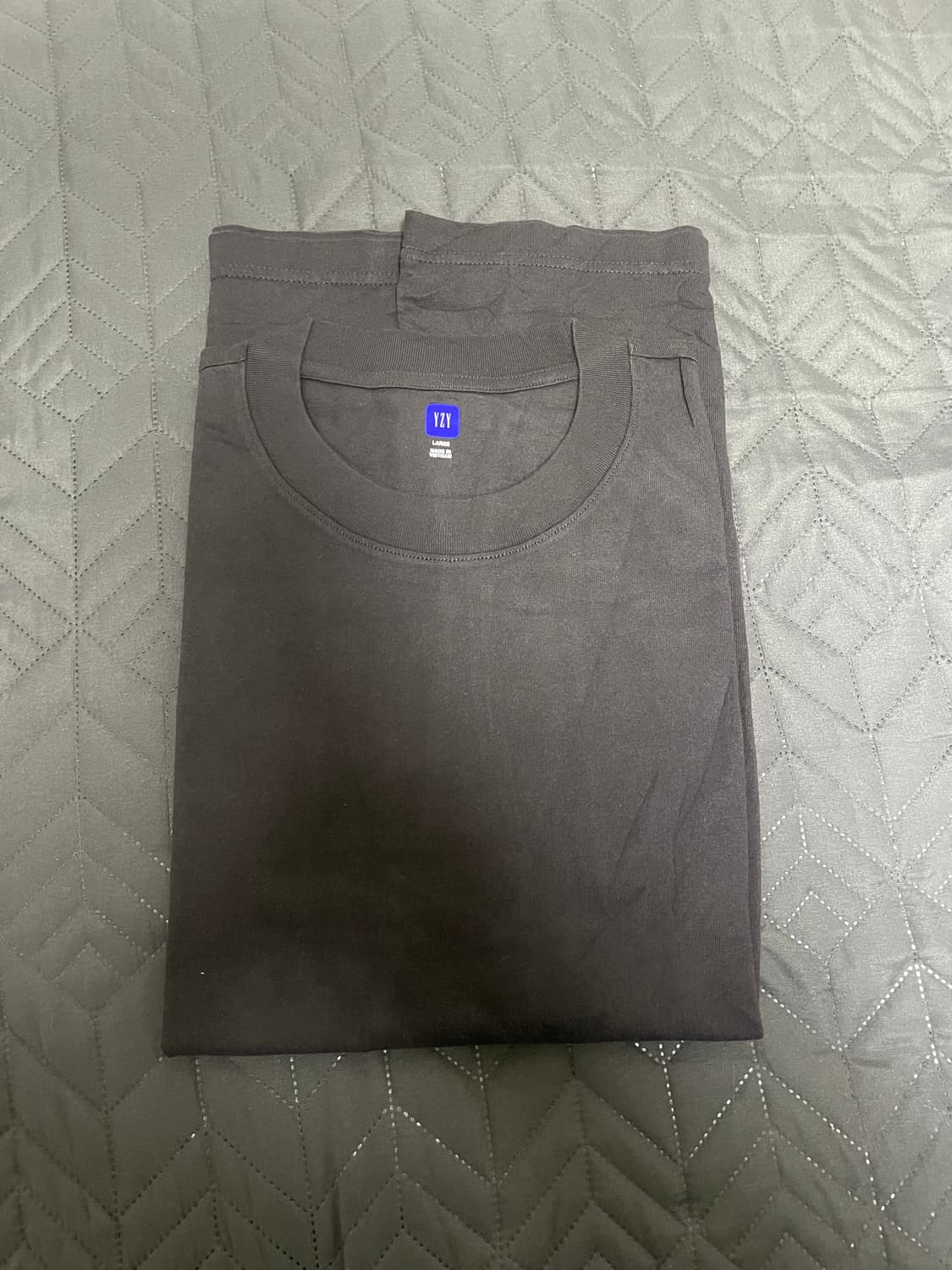 이지갭 숏슬리브 반팔 블랙 L 새상품 이지택O 상품이미지2