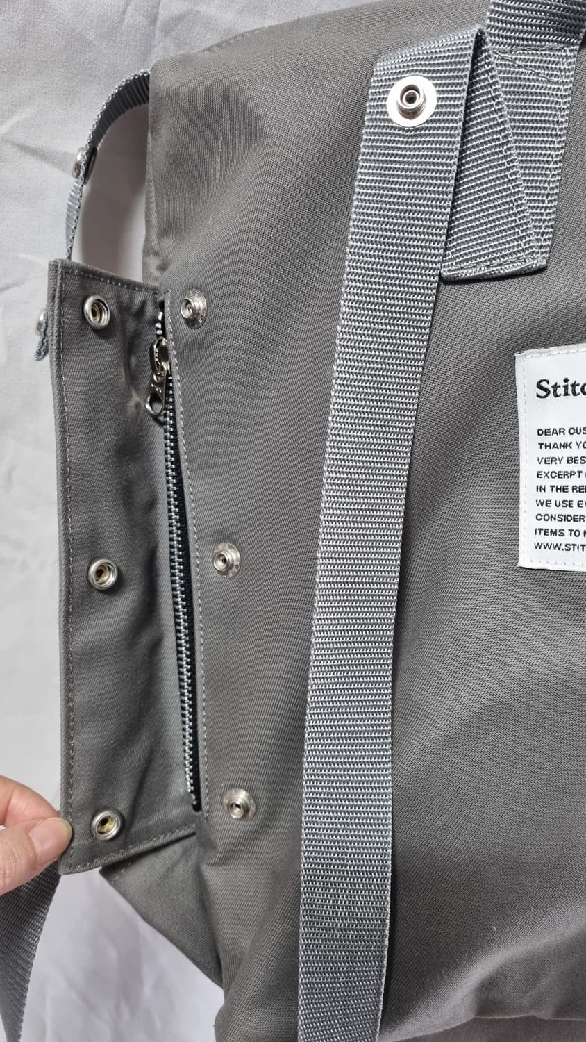 StitchandSew 그레이 백팩 스티치앤쏘 일본빈티지 상품이미지5