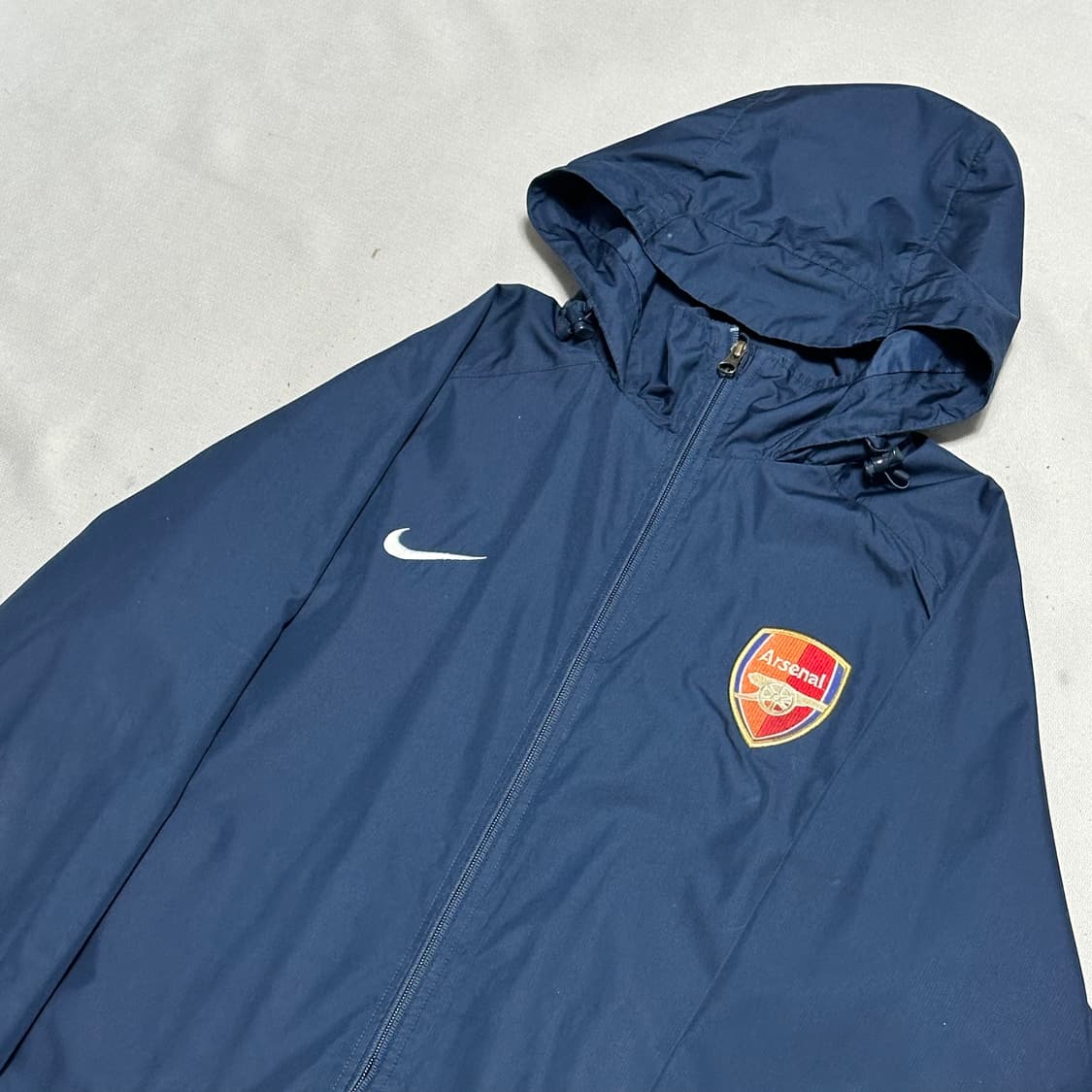 L 나이키 아스날 네이비 후드 바람막이 상품이미지1