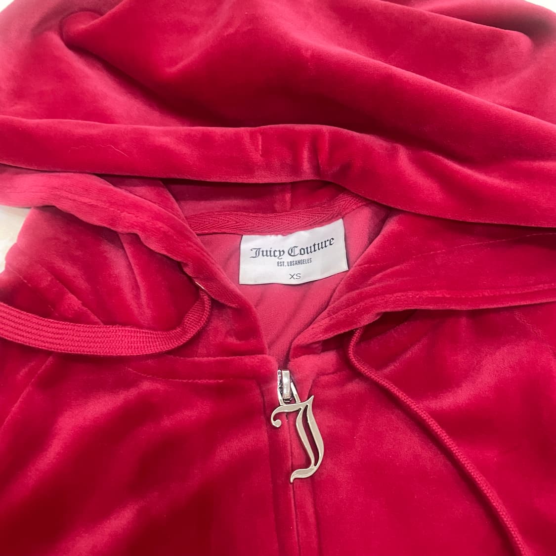 쥬시꾸뛰르 벨루어 후디세트 상의xs 하의s 상품이미지4