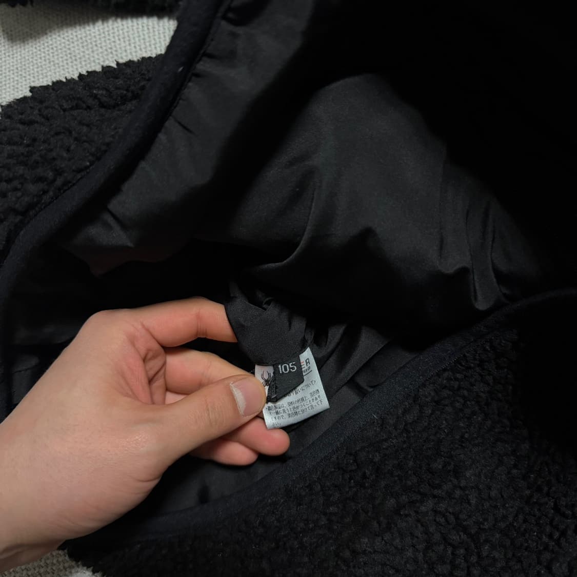 스파이더 US 스키팀 플리스 후디 자켓 상품이미지3