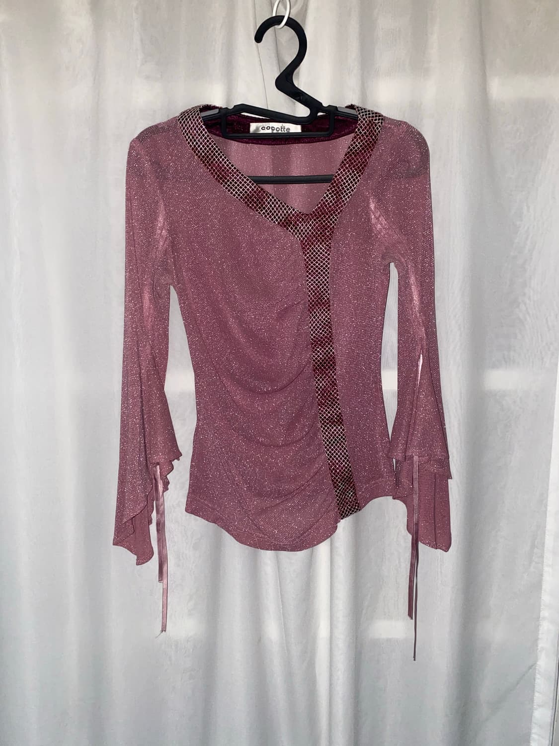 일본빈티지 포더피피 페어리 글리터 블라우스 상품이미지2