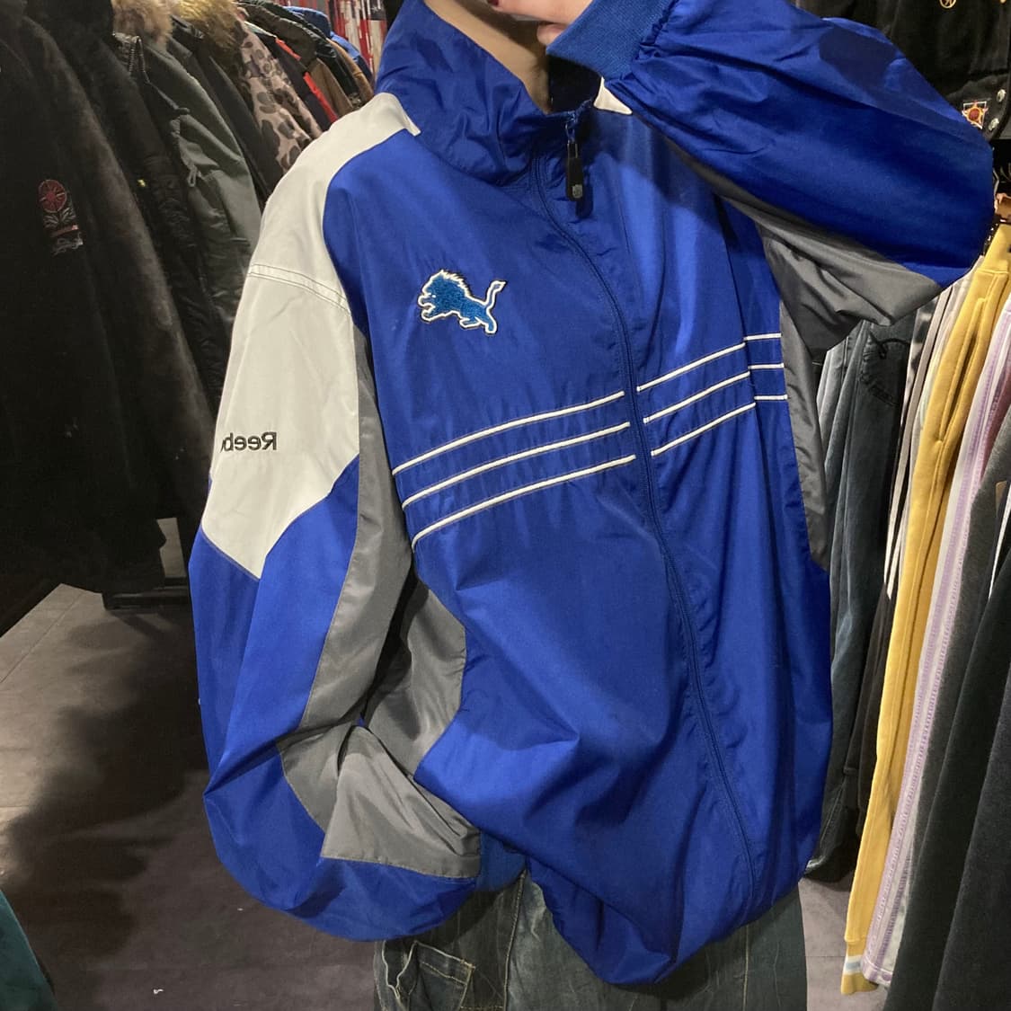 [IM] NFL X 리복 바람막이 블루 상품이미지6