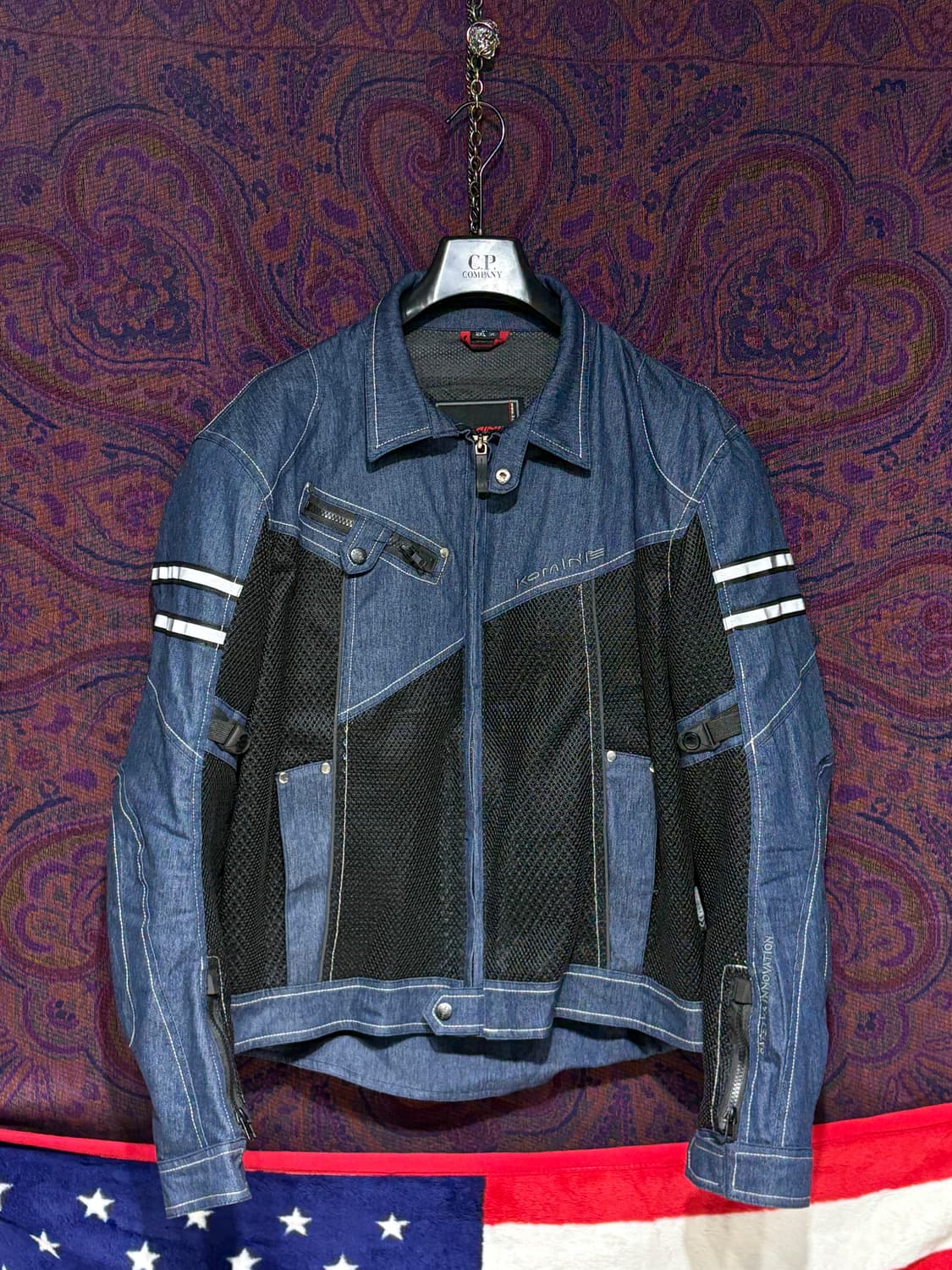 코미네 데님 바이크 보호대자켓 상품이미지1