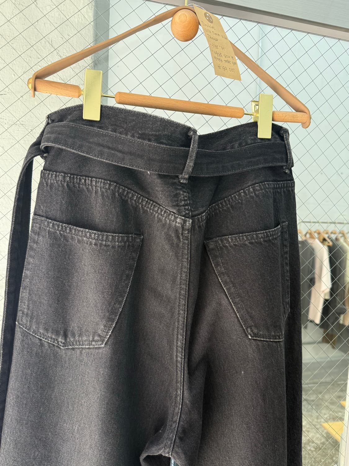 doublet Silk Denim Wide Trouser 상품이미지4