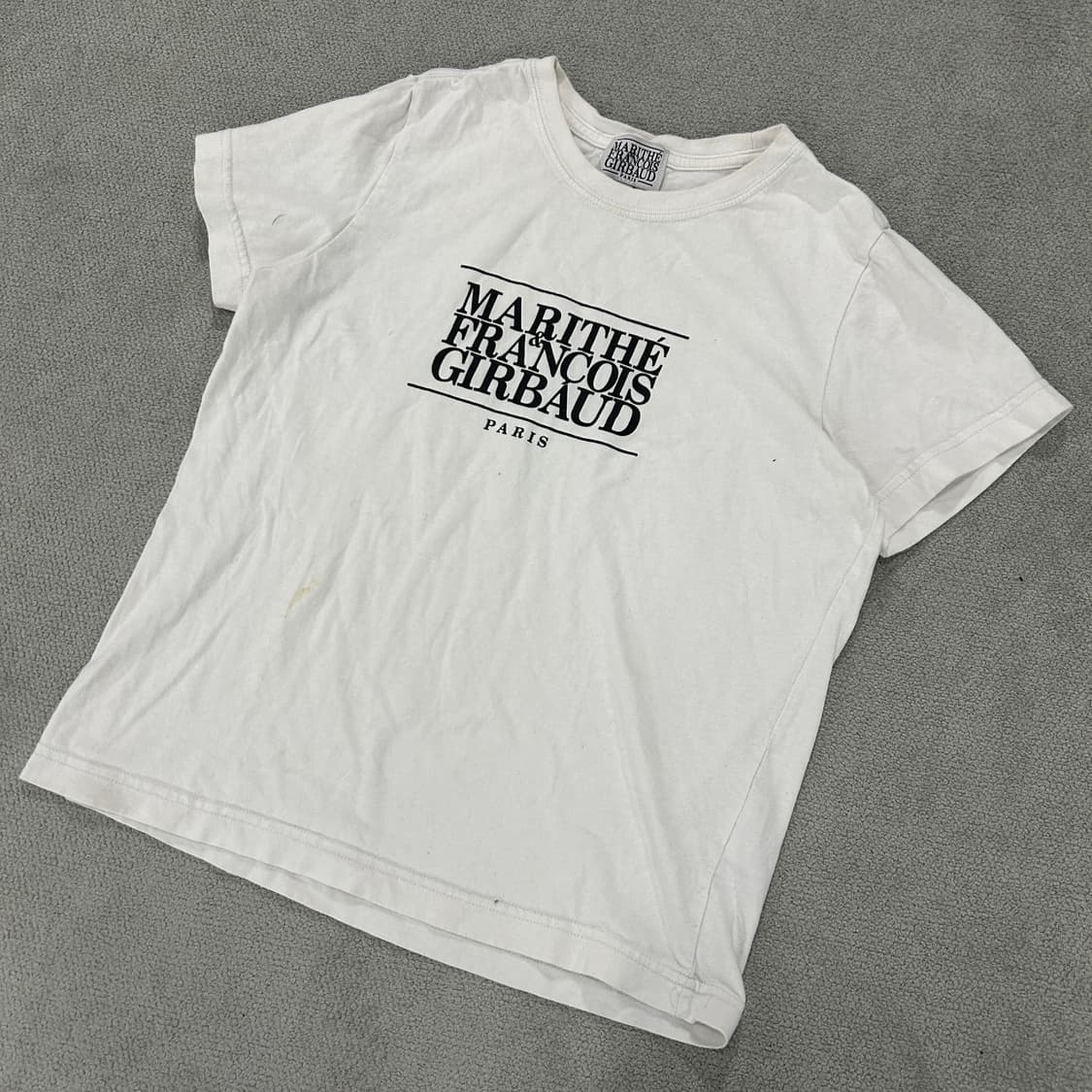 마리떼 프랑소와 저버 화이트 반팔티 s 상품이미지1