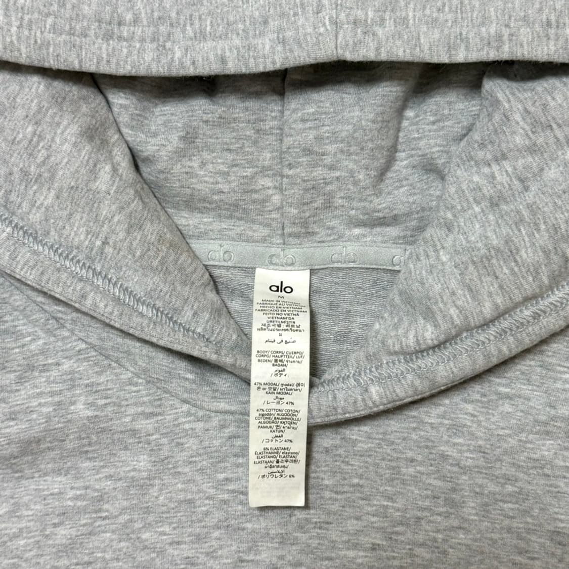 알로요가 드롭숄더 오버사이즈 후디 상품이미지3