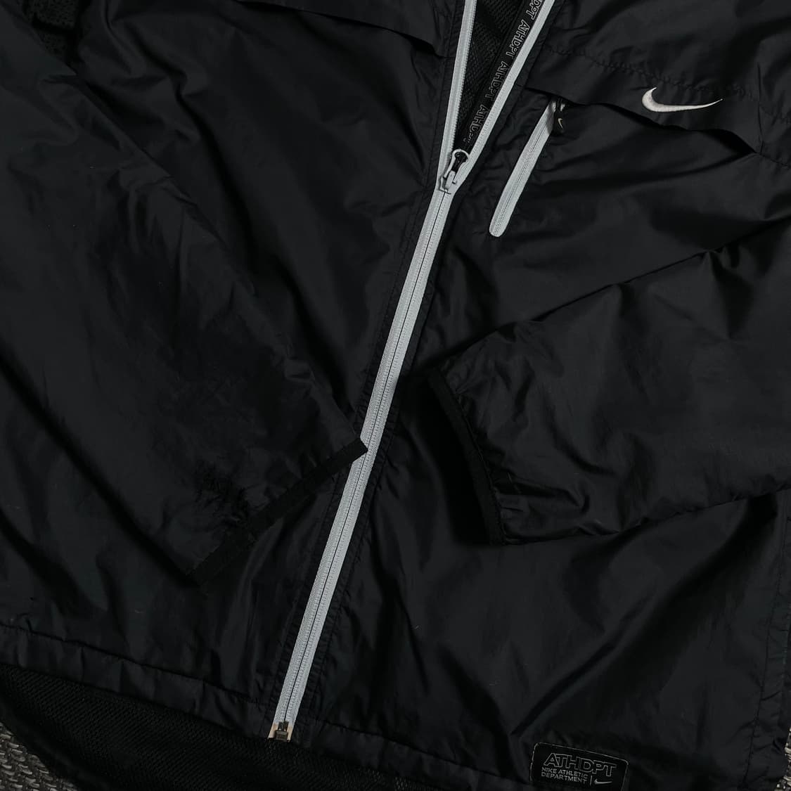 00s 나이키 올드스쿨 스우시 블랙 바람막이o 4200 상품이미지6