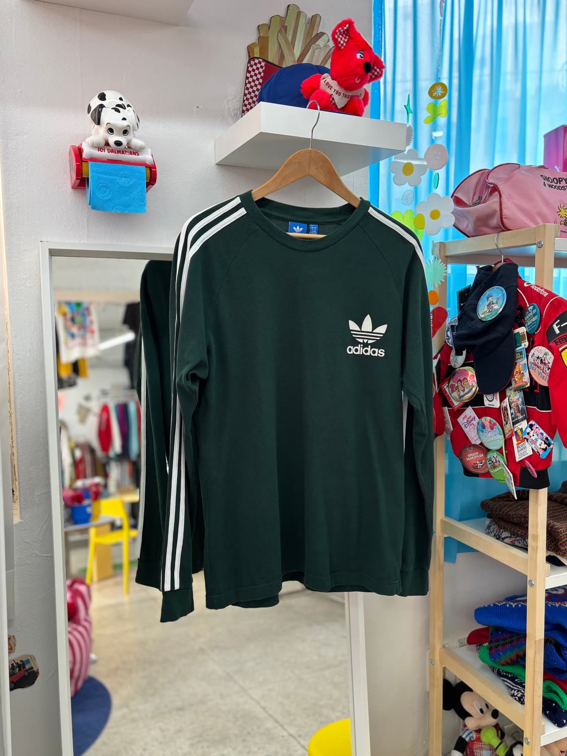Vintage Adidas Deep Green Top 상품이미지1