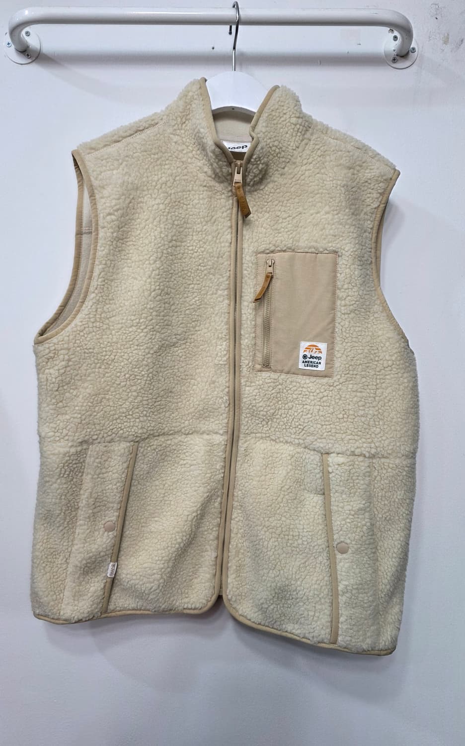 지프 여성 후리스 조끼 상품이미지1