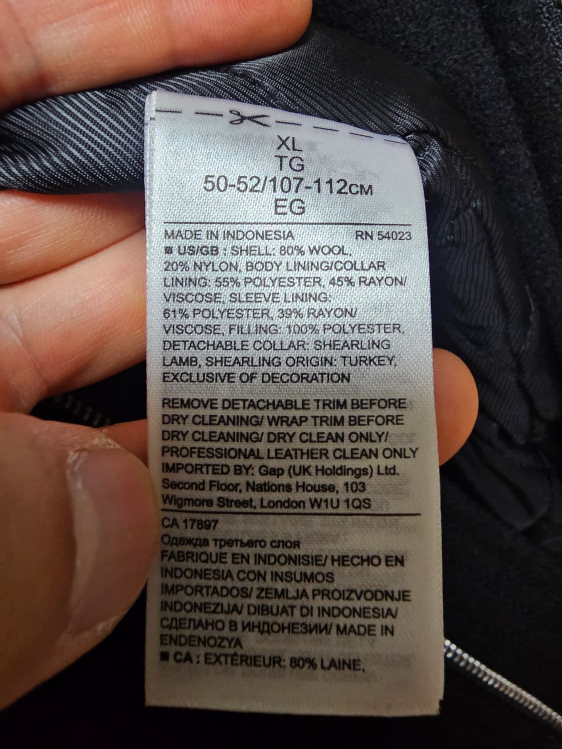 바나나리퍼블릭 자켓 울 XL 상품이미지9