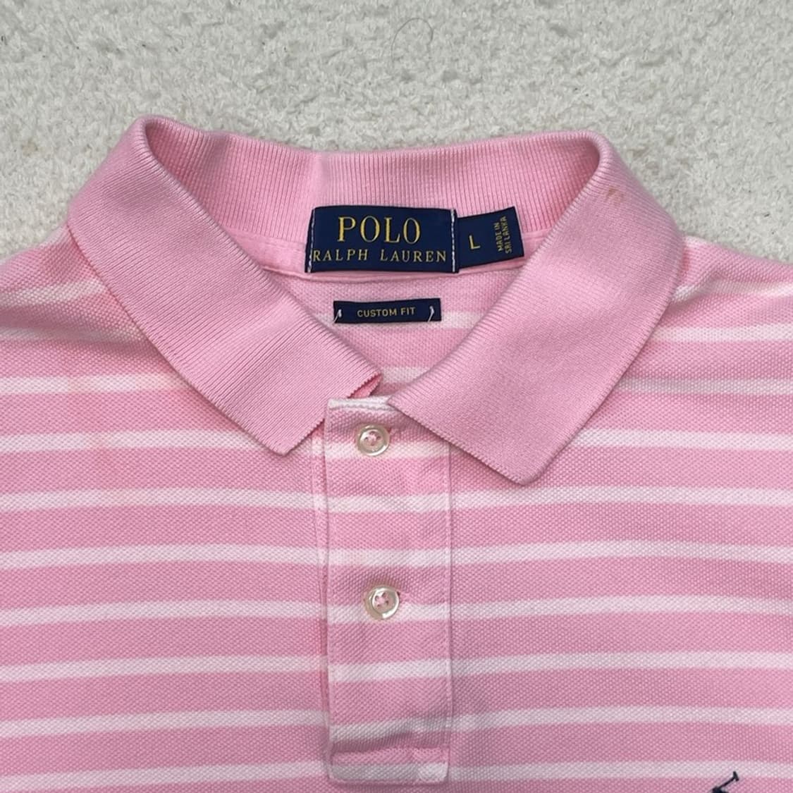 POLO BY RALPH LAUREN 핑크 스트라이프 PK L 상품이미지3