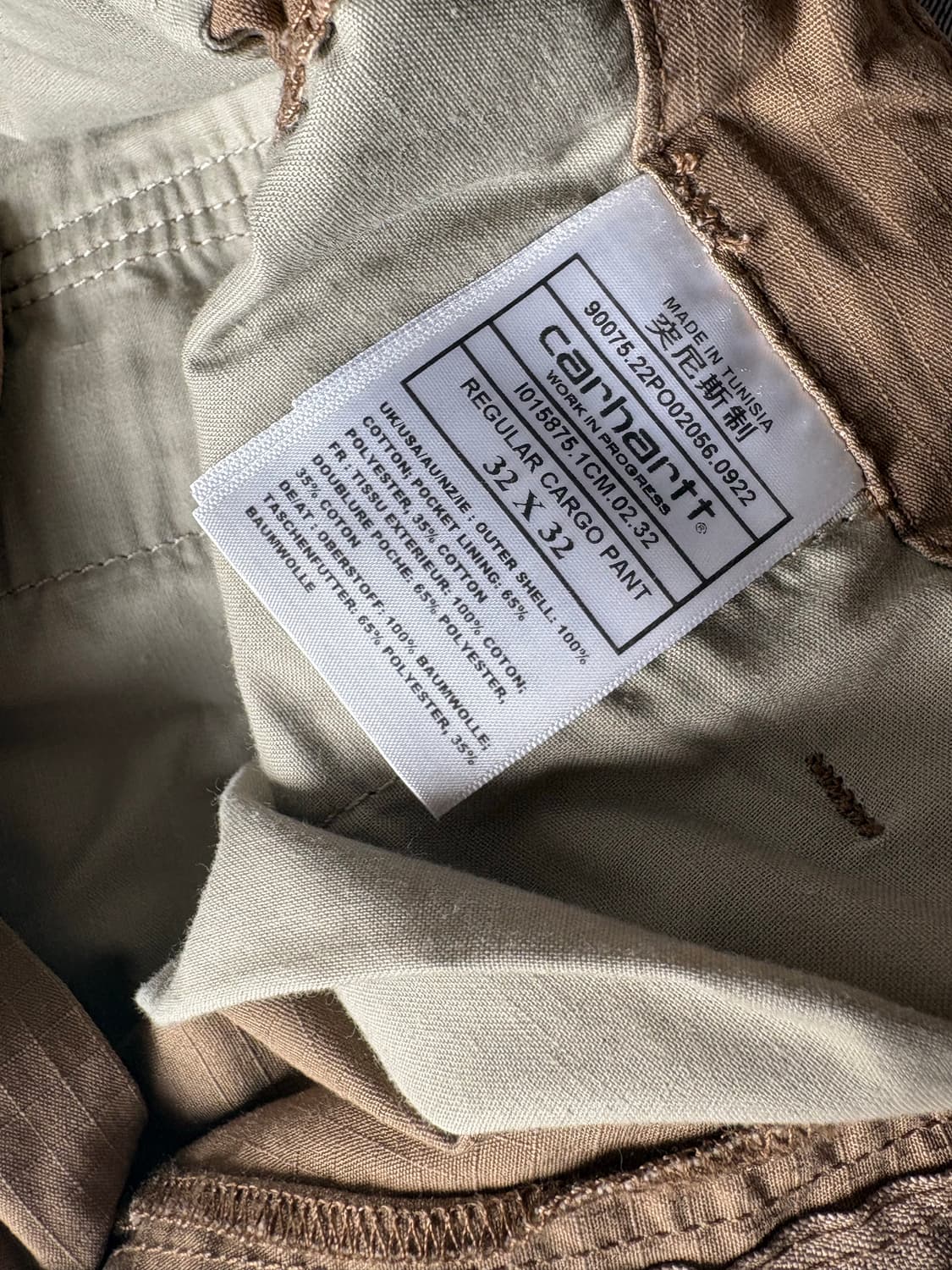 칼하트 wip 레귤러 카고 상품이미지6