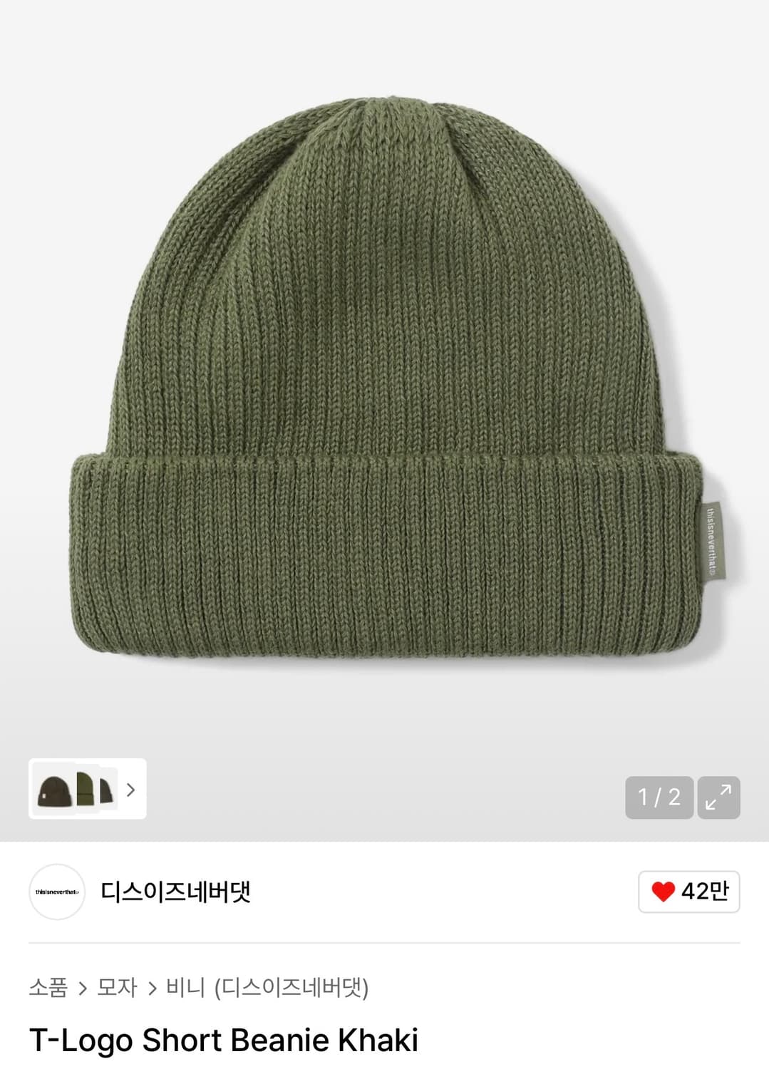 디스이즈네버댓 비니 상품이미지1