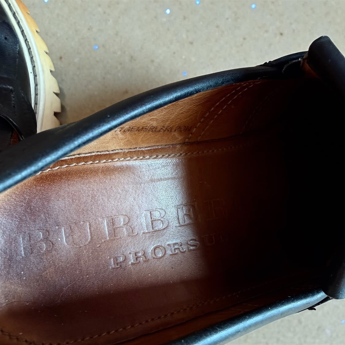 41/ 버버리 프로섬 11FW 아카이브 레더 테슬로퍼 상품이미지7