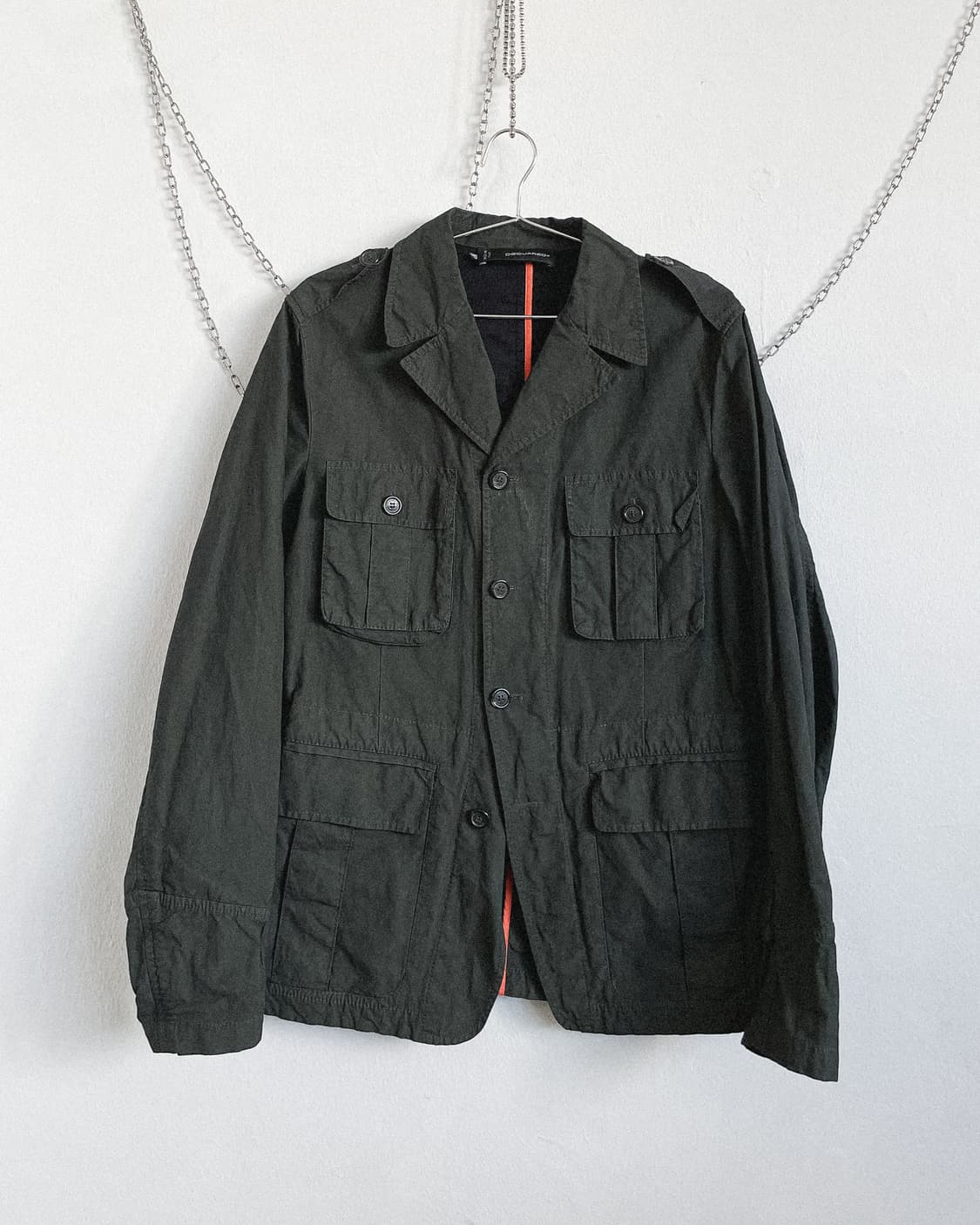 디스퀘어드2 14SS 아미그린 밀리터리 4포켓 자켓 상품이미지5