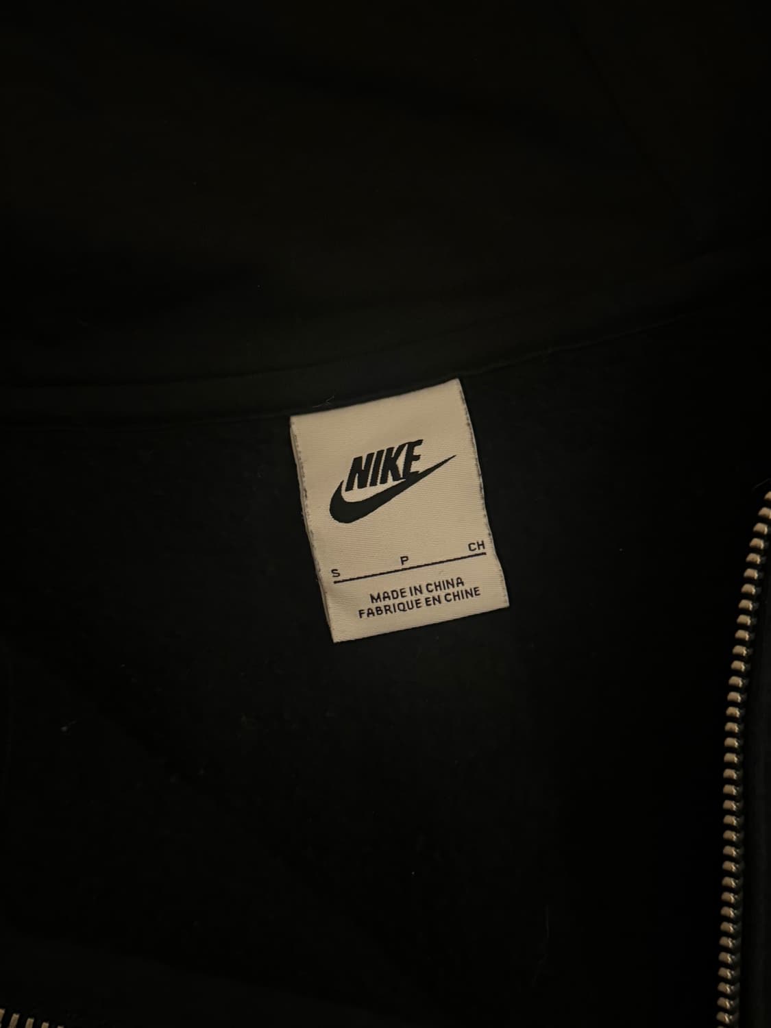 나이키 후드집업 블랙 s 상품이미지2