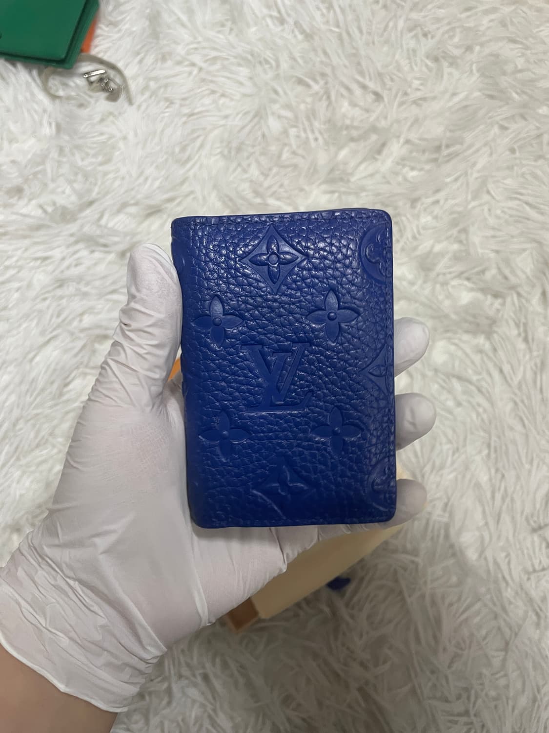 [한정판] [풀구성] [S+급] 루이비통 토뤼옹 오거나이저 카드지갑 블루 상품이미지2