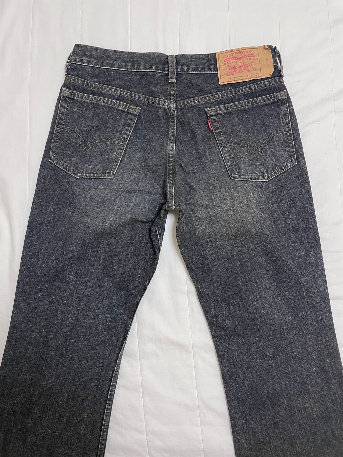 리바이스재팬 517 블랙데님 부츠컷 벨바텀 646 상품이미지6