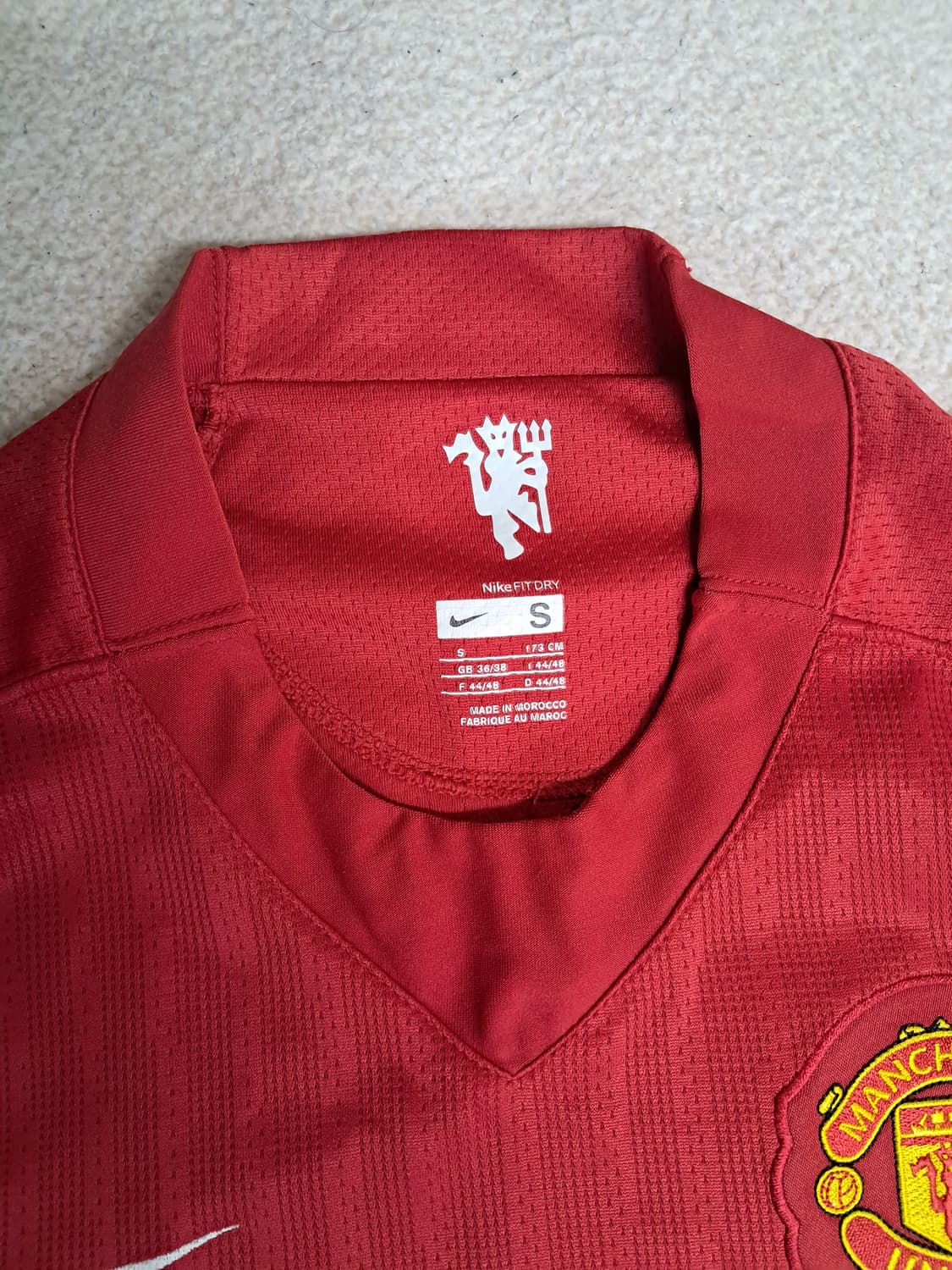 나이키 맨유07-08홈 유니폼 상품이미지2