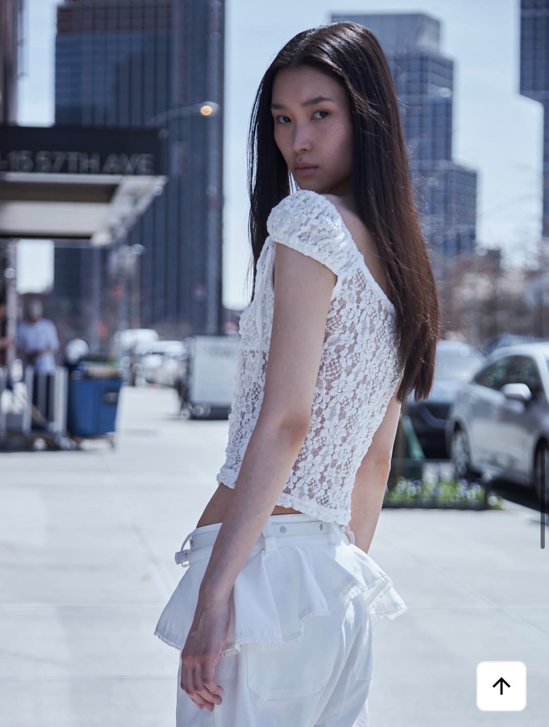 세릭 셔링 하프 탑 상품이미지3