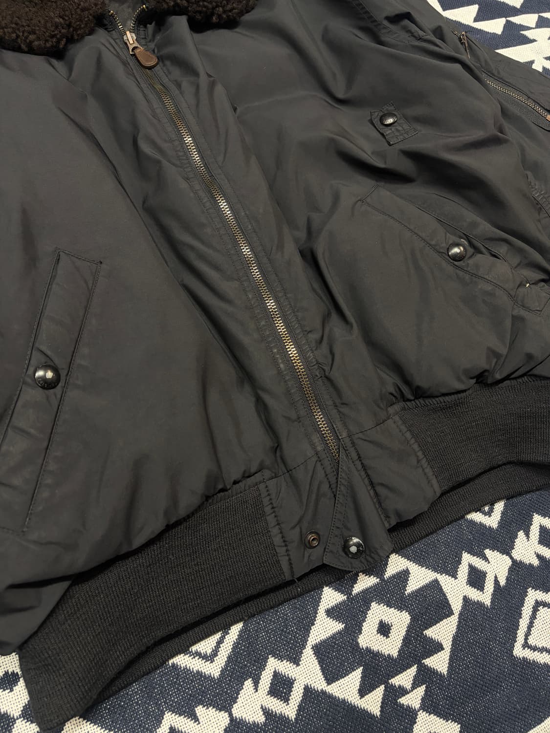 Polo 폴로 b-15 플라이트 봄버 다운 자켓 m 상품이미지5