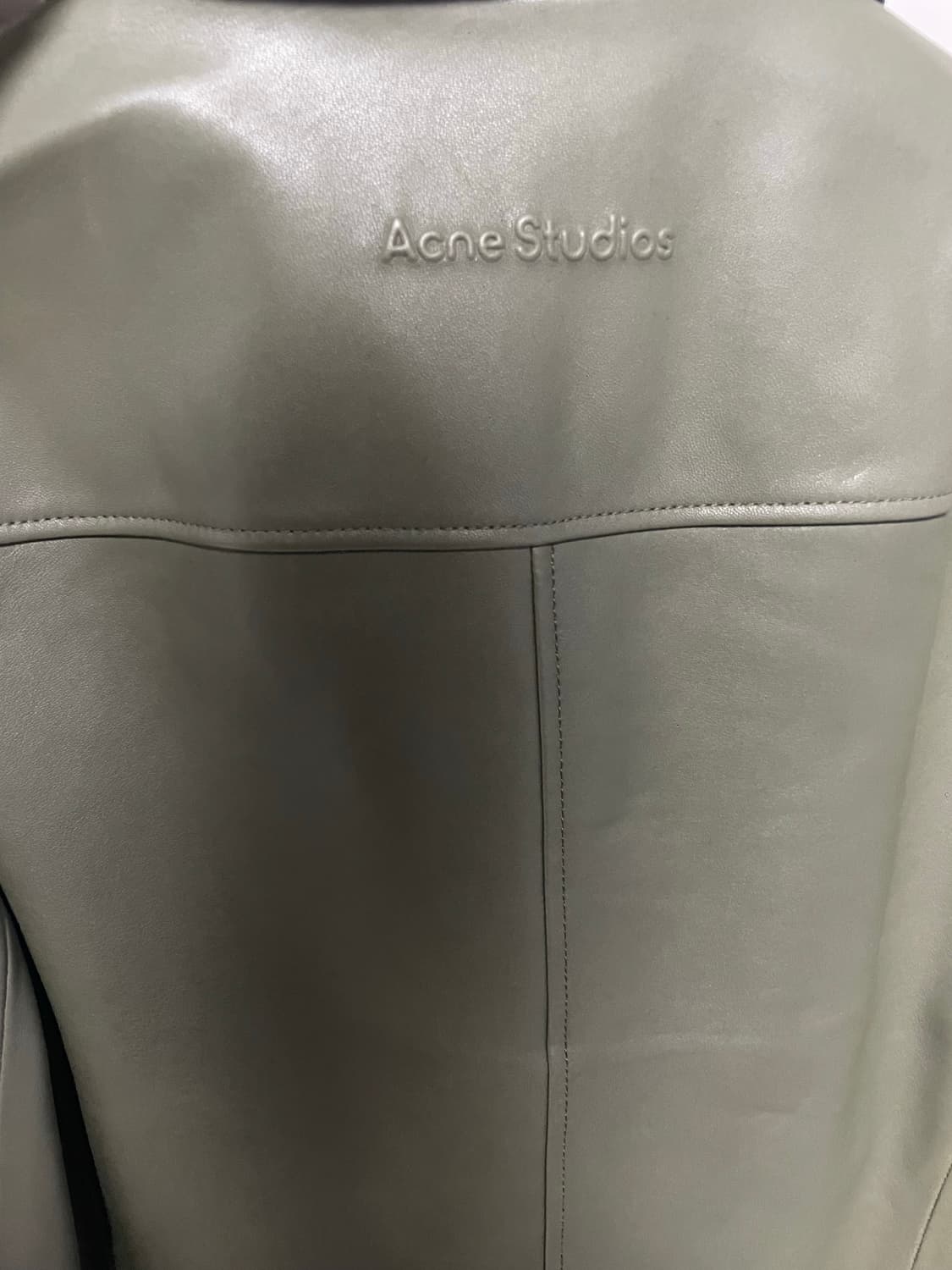 Acne studios 25SS leather jacket 상품이미지5