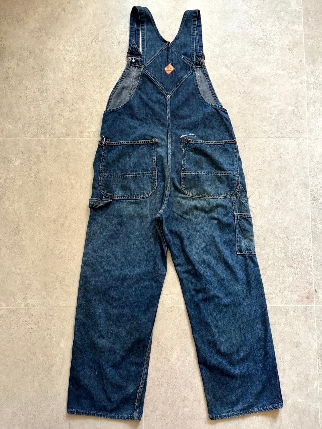 50~60's Penney's PAY-DAY 데님 오버롤 ~36" 상품이미지8