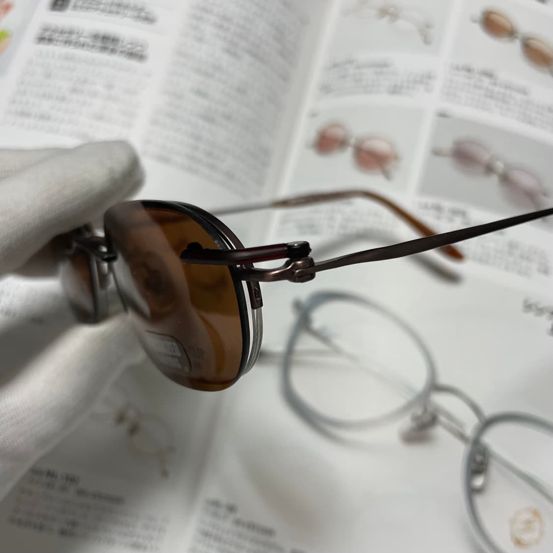 Super Mag-Clip 일본 반무테 클립 안경 상품이미지6