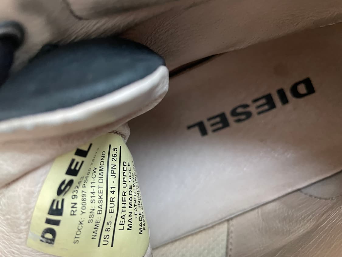 디젤 하이탑 스니커즈 상품이미지9