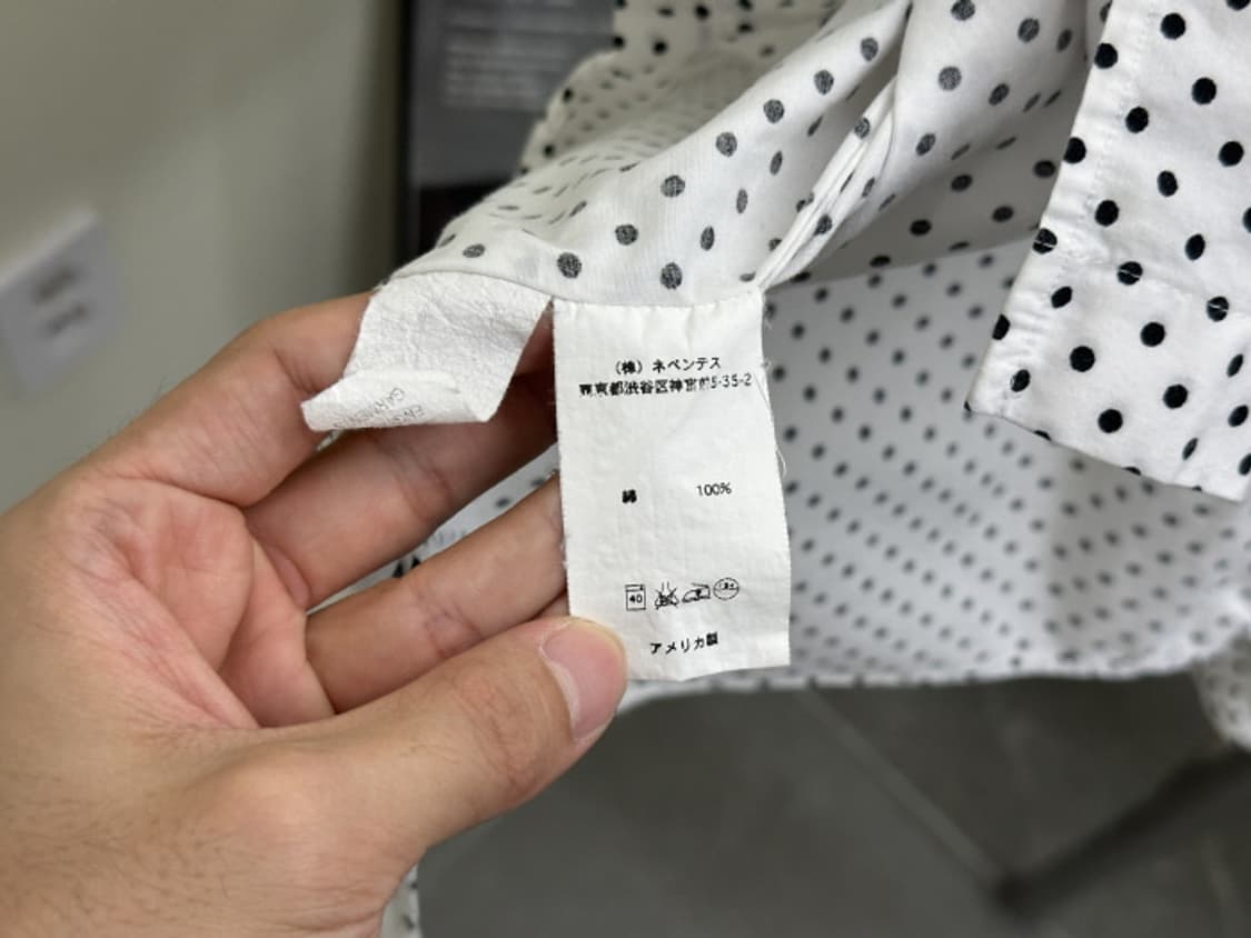 ENGINEERED GARMENTS 라운드 카라 셔츠 (XL) 상품이미지9