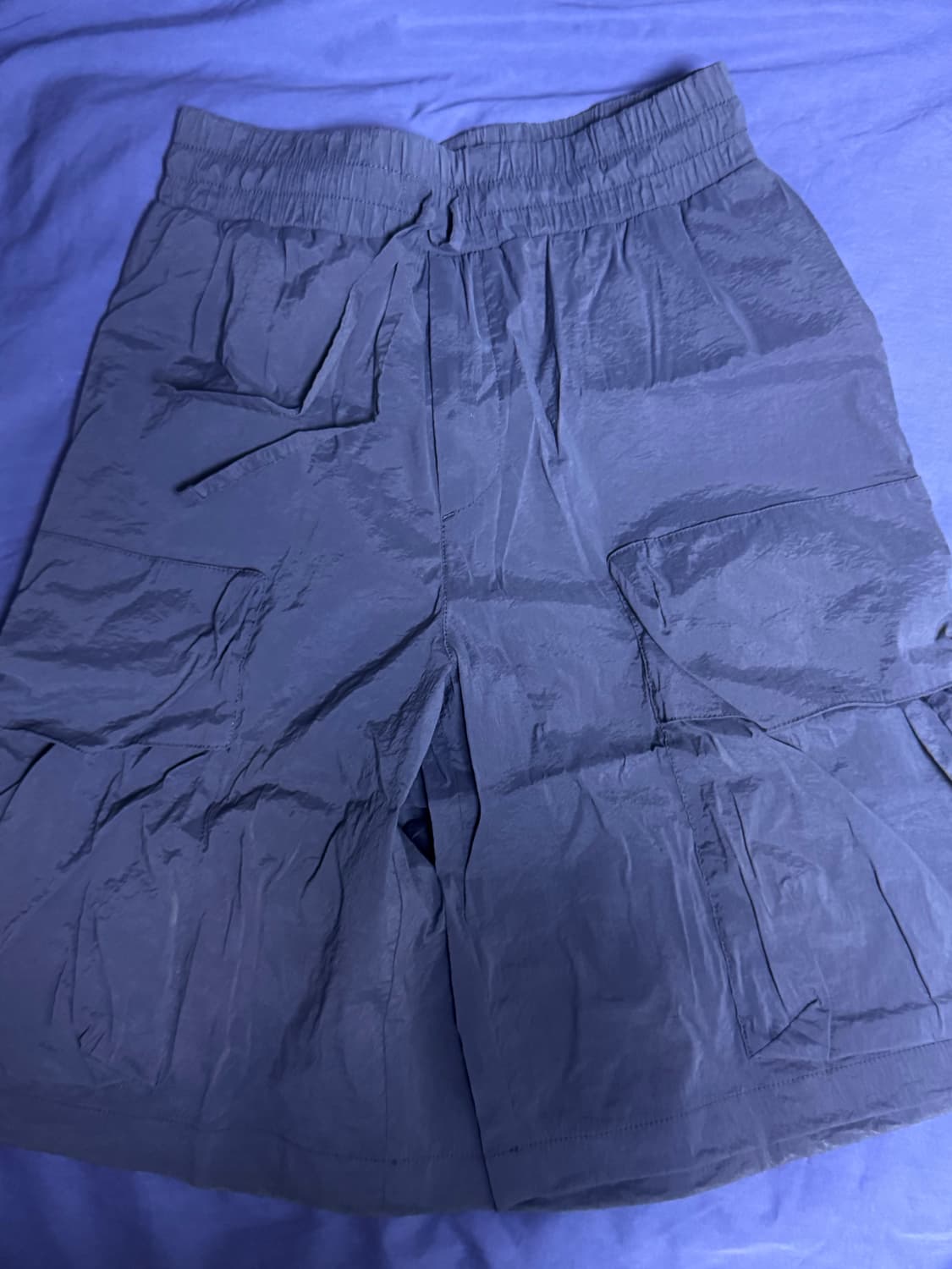 벨리에 시티 트립 하프 팬츠 네이비 S사이즈 상품이미지3