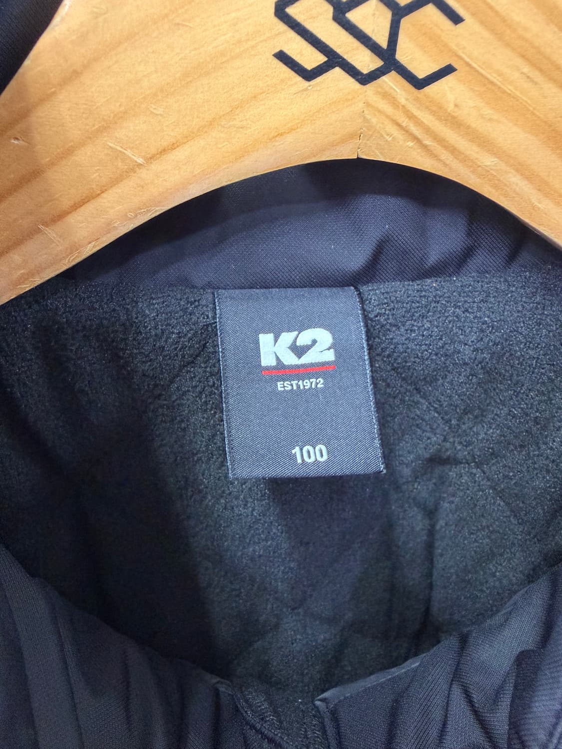 정품) K2 블랙 남성 경량패딩 100 상품이미지7