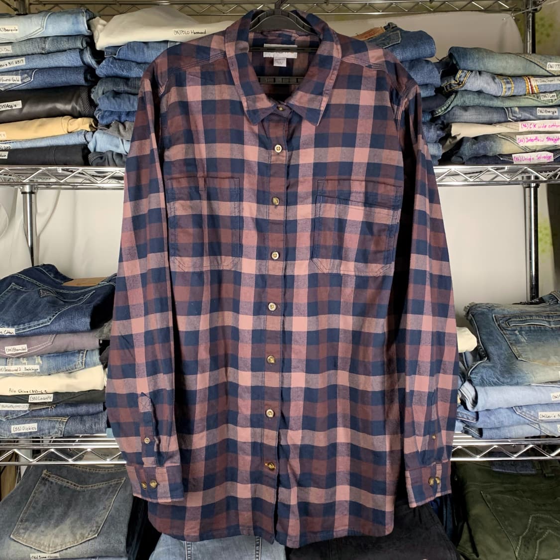 [L] 칼하트 셰퍼드체크 워크셔츠 상품이미지2