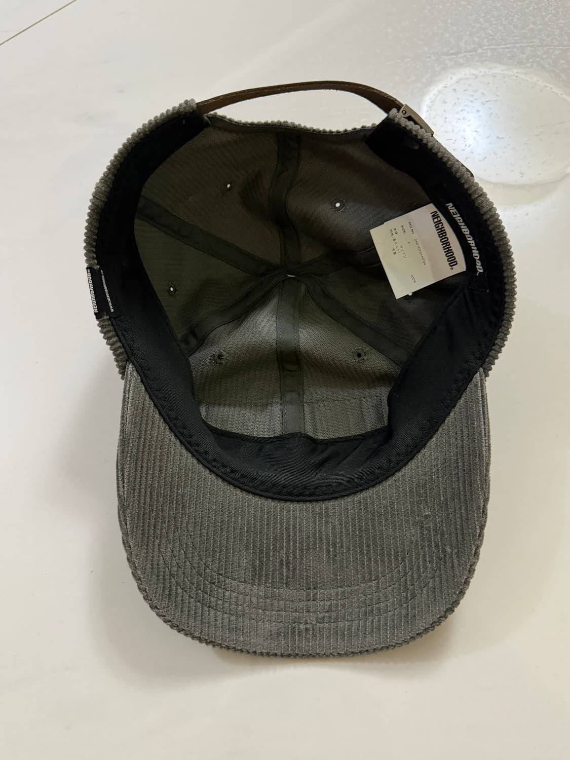 네이버후드 코듀로이 패치 캡 상품이미지4