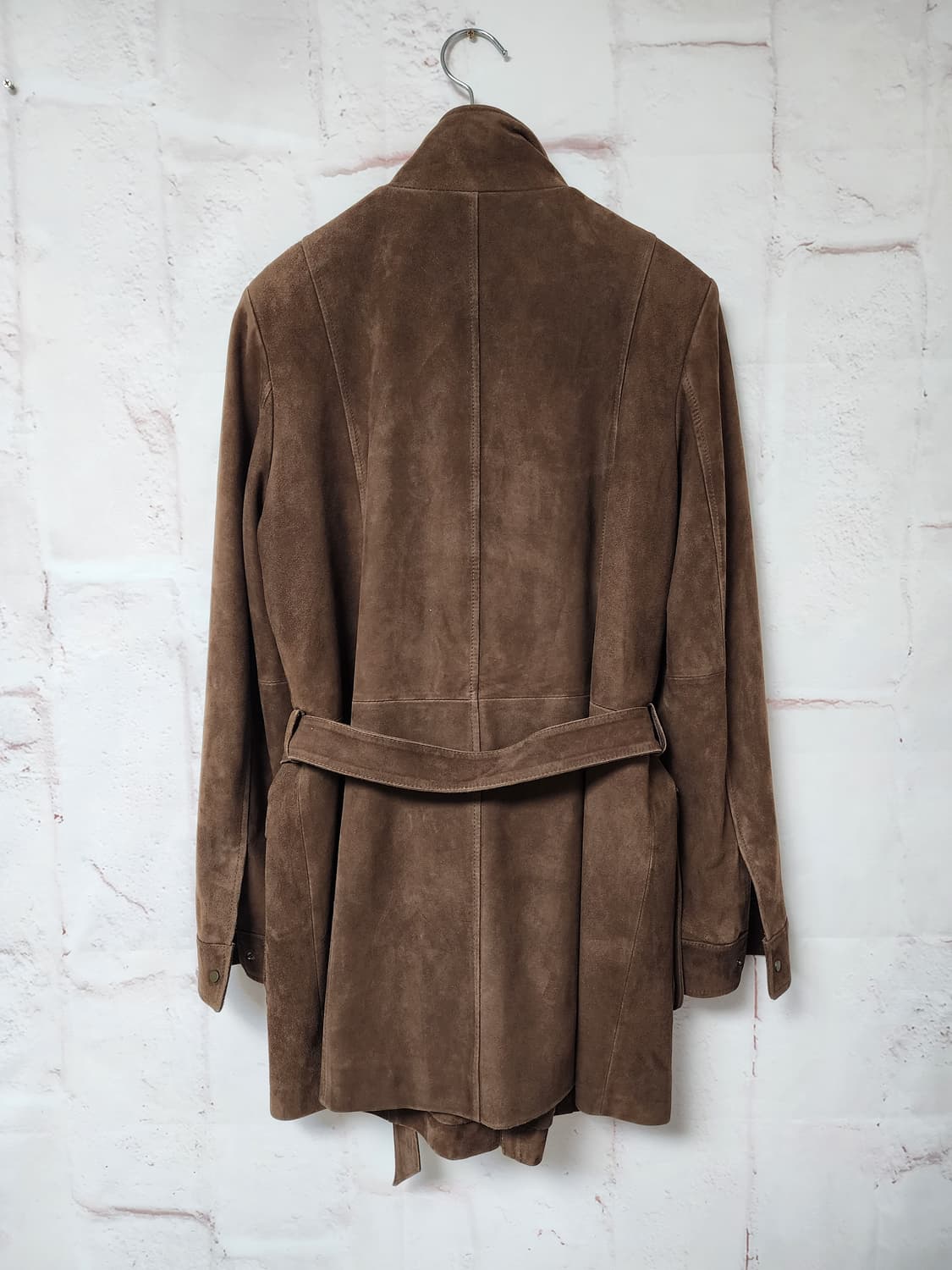 로보 스웨이드 트렌치 코트 상품이미지4