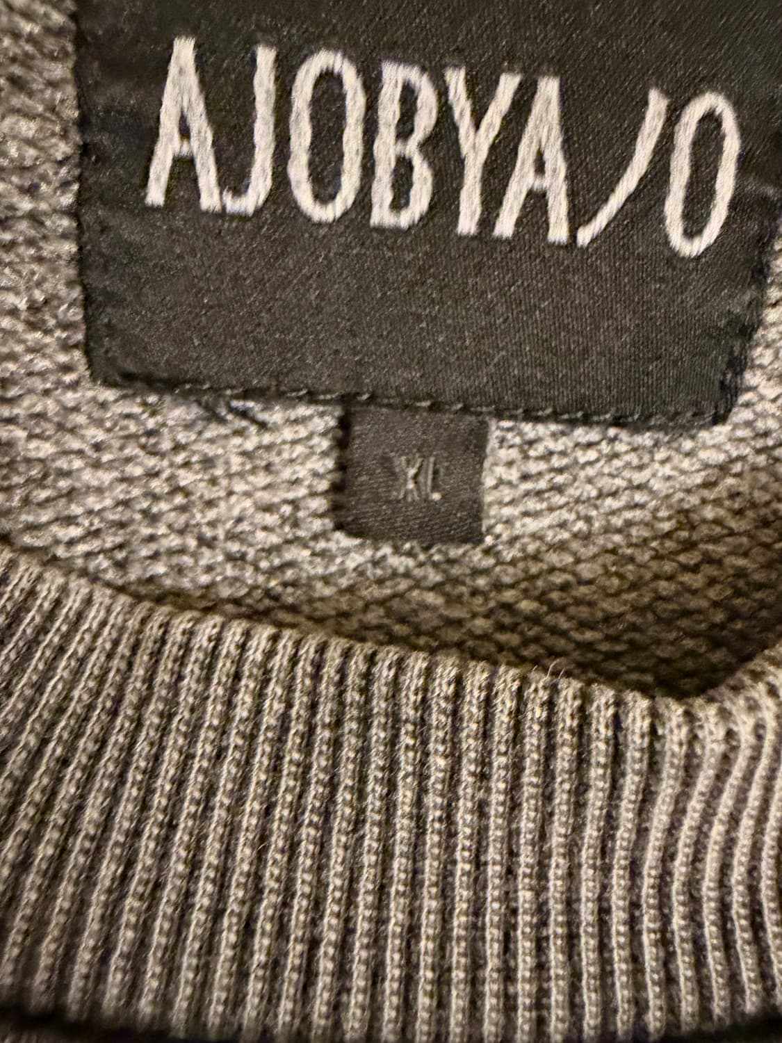 AJO BY AJO 투폴드 와이드 스웻셔츠 XL 상품이미지8