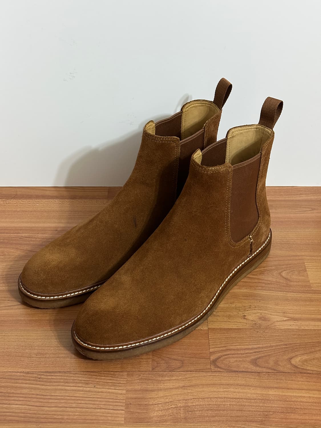 [새제품] 스페리 스웨이드 첼시부츠 골드컵 US10.5 상품이미지1