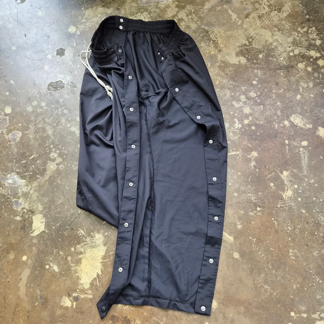 L) 나이키 테어어웨이 팬츠 블랙 사이드 버튼 트랙팬츠 트레이닝복 바지 상품이미지3