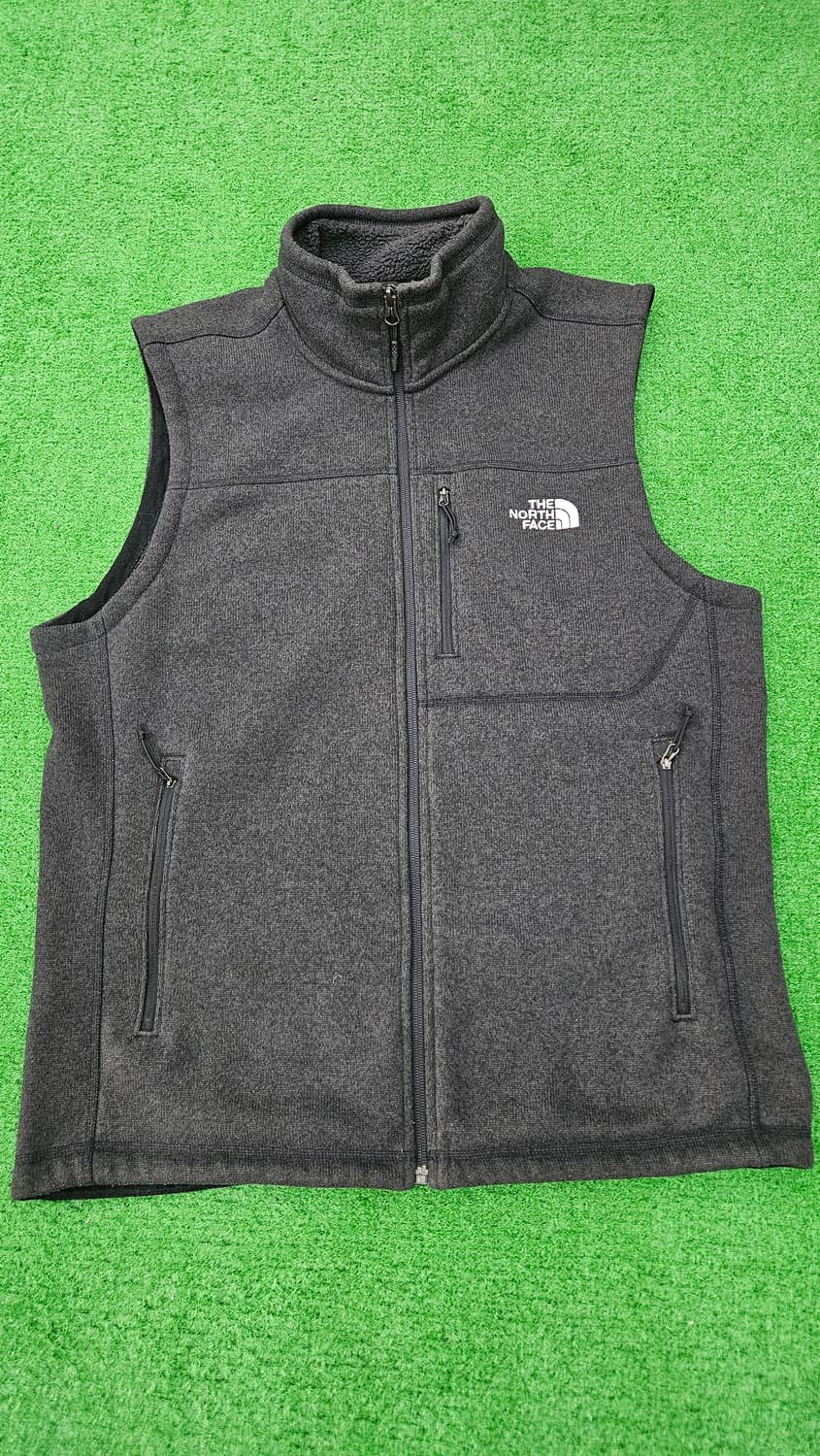 노스페이스 남성 플리스 조끼 L 차콜 그레이 상품이미지1