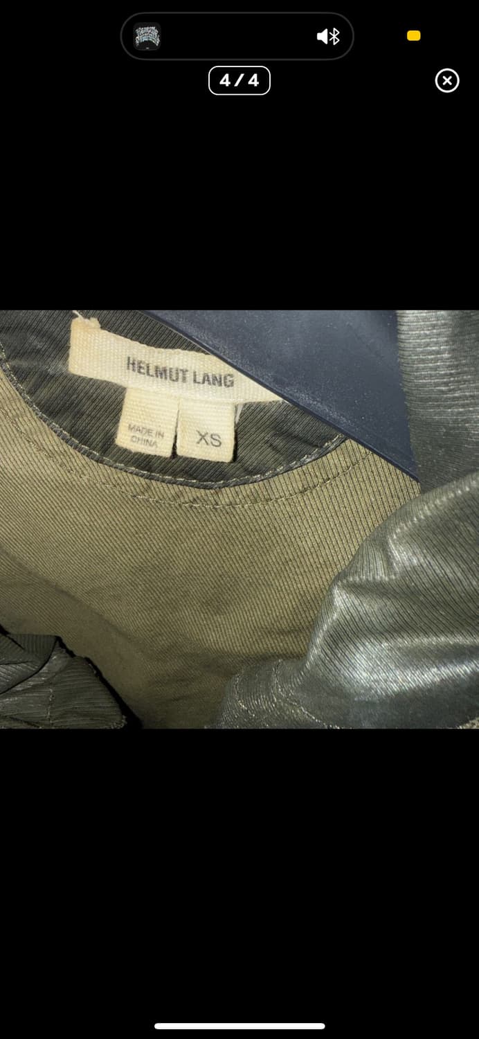 헬무트랭 카키 코팅 롱자켓XS 상품이미지4