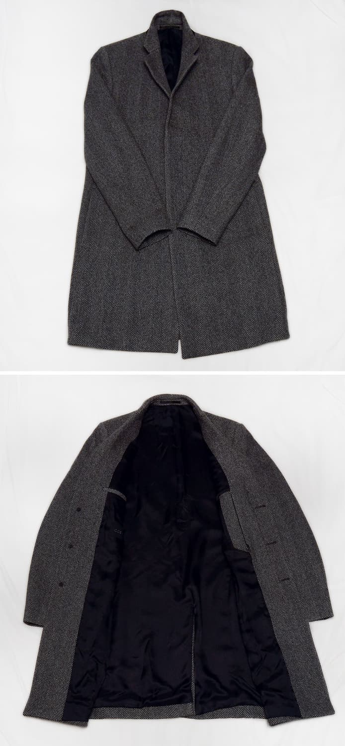 코스 (COS) 울헤링본 싱글 발마칸 코트 (48 / 95-100) 상품이미지3