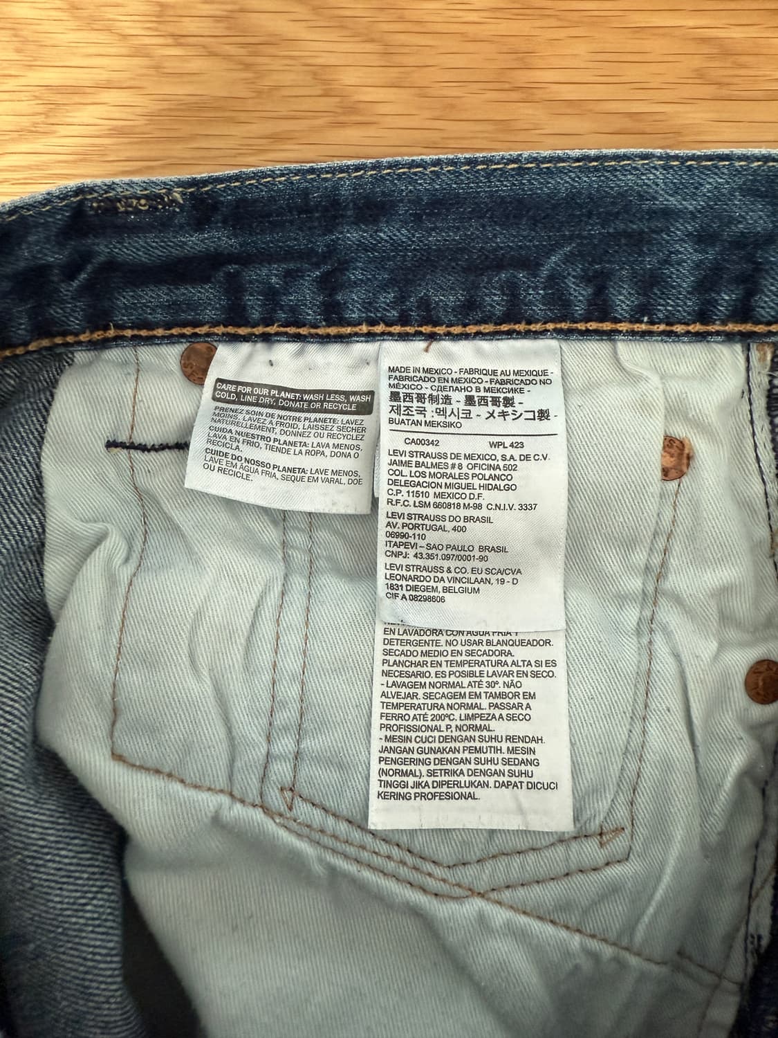리바이스(Levi's) 501 데님팬츠(MEXICO) 상품이미지8