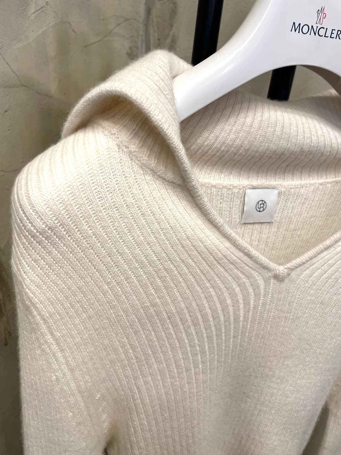 Umer 유메르 세일러 카라 크림 울니트 55~66 상품이미지4