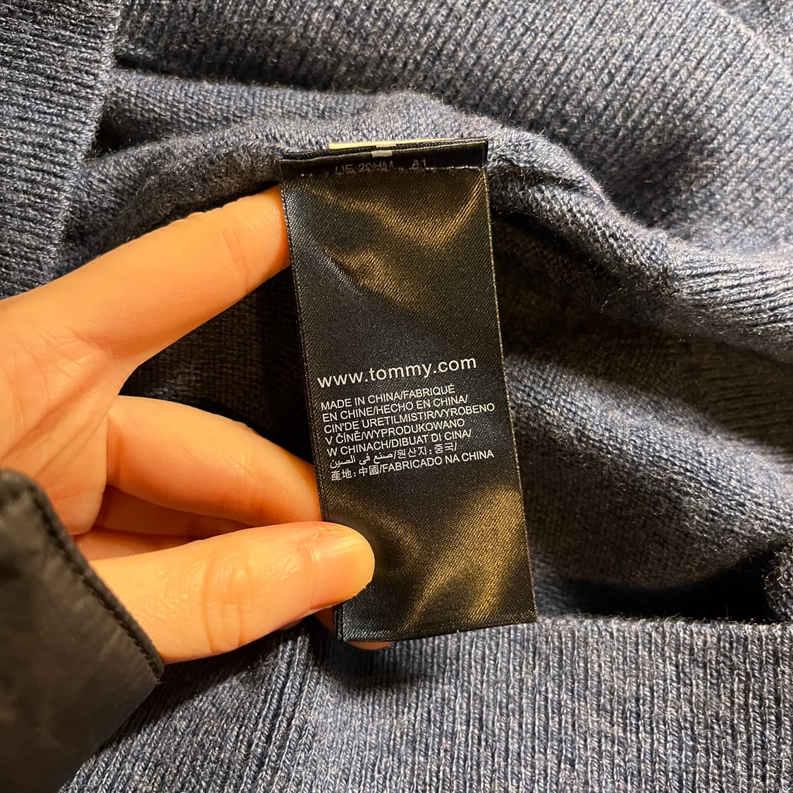 타미힐피거 램스울 반집업 니트 상품이미지6