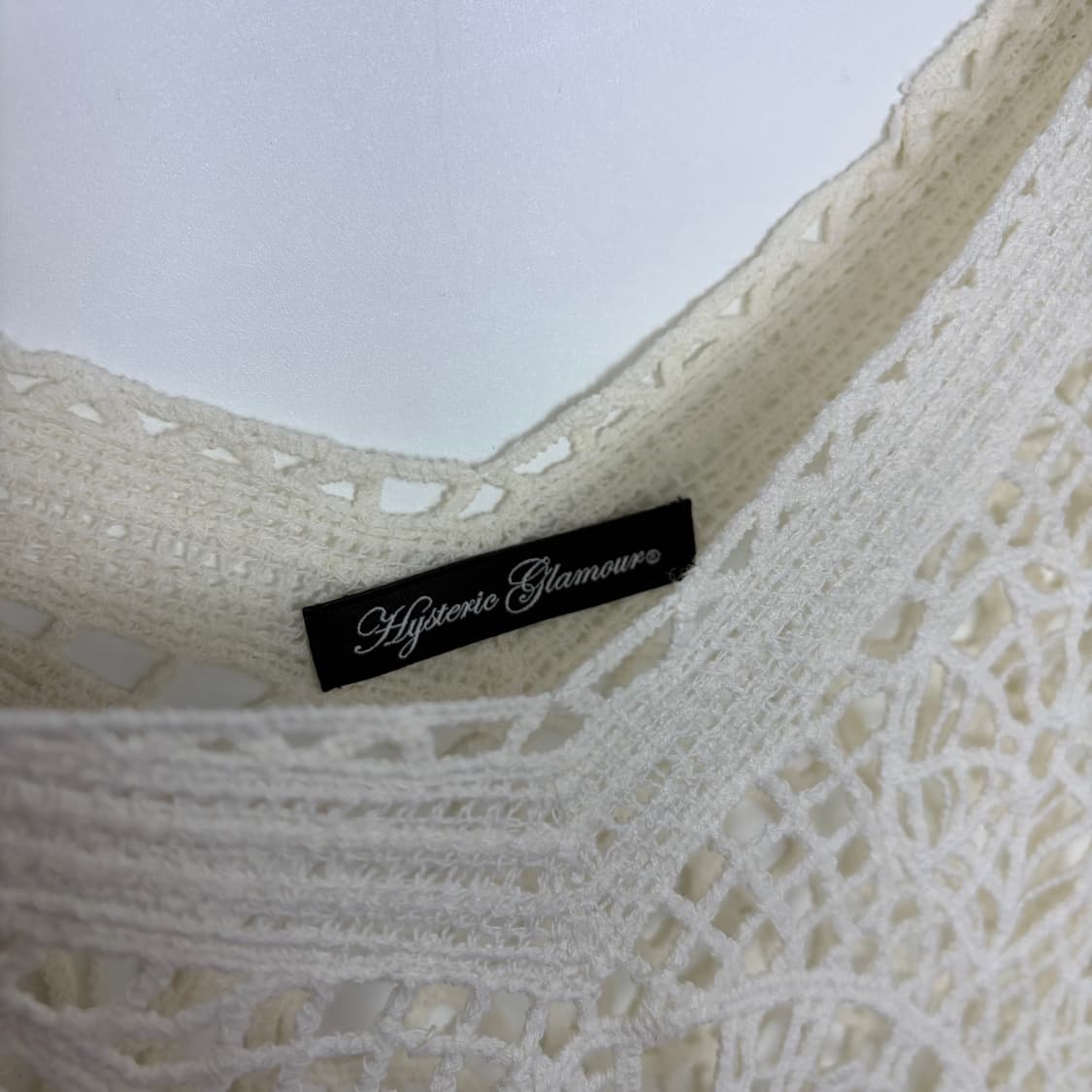 히스테릭글래머 해골 스컬 크로셰 니트 반팔 티셔츠 상품이미지2