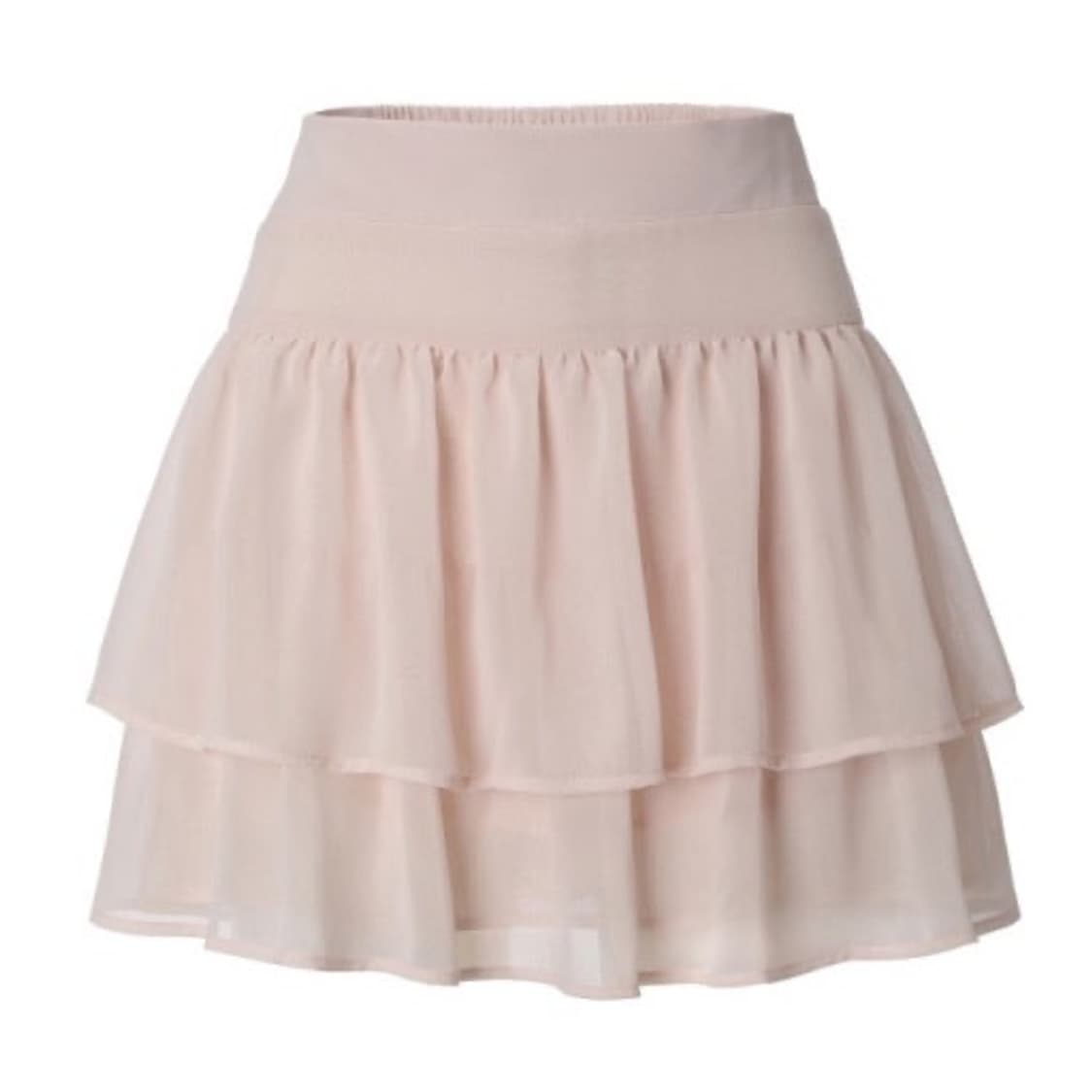 쓰리타임즈 Swan chiffon skirt 핑크 상품이미지1