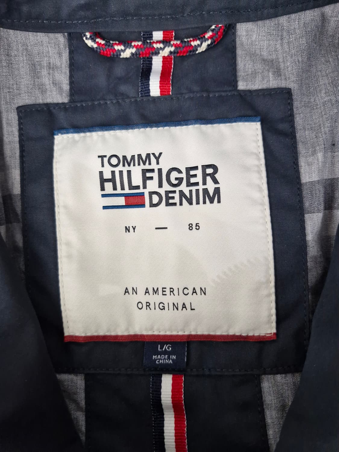 TOMMY HILFIGER 타미힐피거 베이직 솔리드 자켓 네이비 상품이미지6