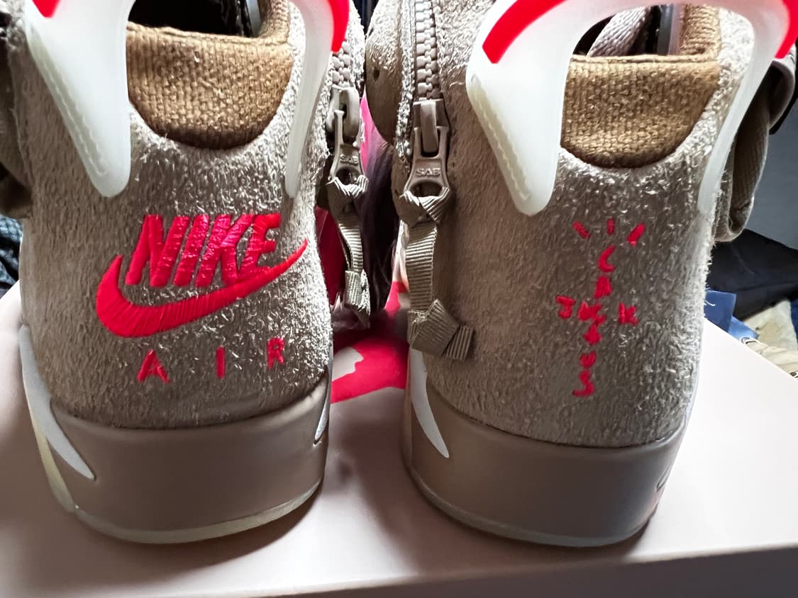 조던 6 x 트래비스 스캇 레트로 SP 브리티쉬 카키 상품이미지4