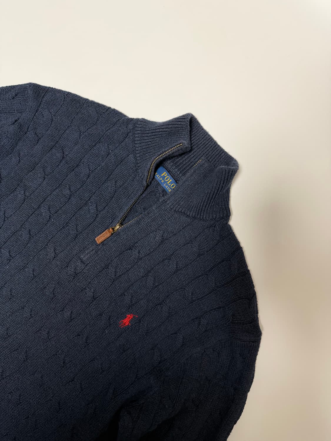 폴로 반집업 니트 상품이미지2